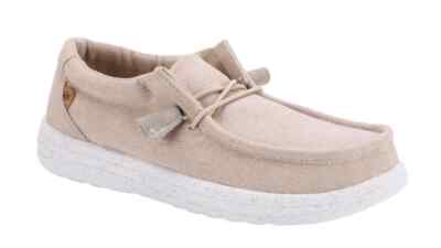 Lamo Lite Paula Women's Canvas Shoes, White, 11 Medium