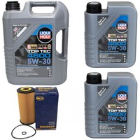 MotoröL Set Top Tec 4600 5W-30 Liqui Moly 7 Liter + ÖLfilter FüR Hyundai KIA 2.2