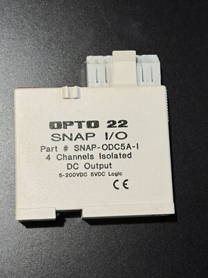 NEW - OPTO 22 SNAP-ODC5-I / 4-CHANNEL ISOLATED / DC OUTPUT  (NEW IN BOX)