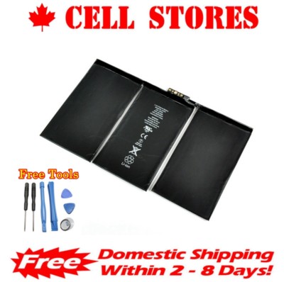 New OEM Replacement Battery for iPad 2 A1376 A1395 A1396 A1397 6500mAh + Tools