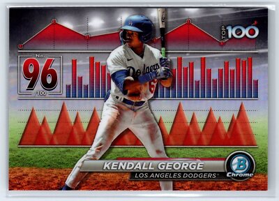 2024 Bowman Bowman Scouts' Top 100 #BTP-96 Kendall George