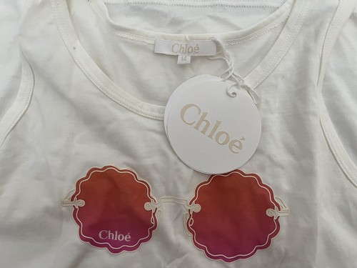 Chloe Designer Girls' Tank Top NWT - Picture 5 of 6