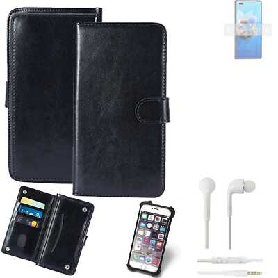 Handy Hülle für Huawei Mate X2 + Earphones Flip Case Schutzhülle Klapp Tasche