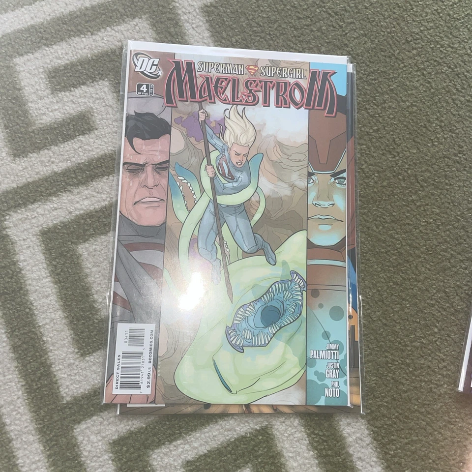 SUPERMAN / SUPERGIRL : MAELSTROM - COMPLETE 5 ISSUE MINI SERIES. PALMIOTTI, GRAY - Image 4 of 4