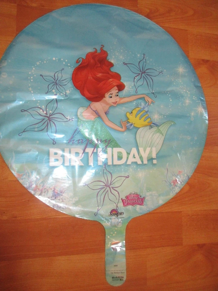 Lote de 4 suministros de fiesta de cumpleaños de Sirenita Playa Disney multicolor Nuevo de Lote Antiguo Foto 4 de 4