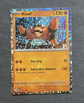 klawf pokemon card holographic Pokemon Scarlet and Violet Obsidian Flames Klawf Ex #120/197 Holo Trad –  Rotterdam Comics main image 0