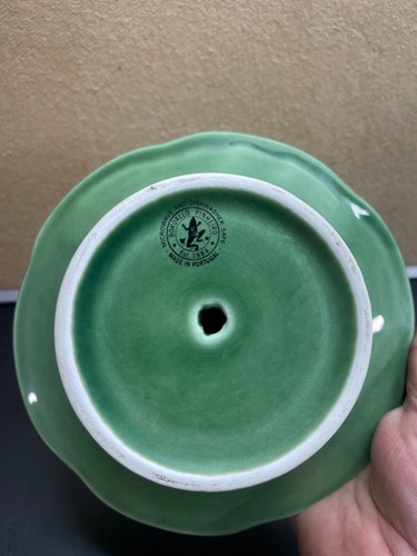 Bordallo Pinheiro Cabbage Green large Platter and Small Dessert Stand - Picture 23 of 23