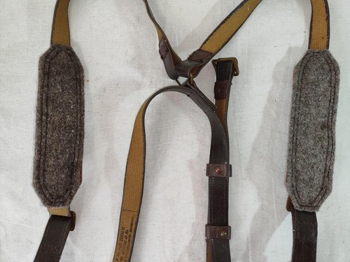 USSR SOVIET Army Uniform Chest Rig Double-Shoulder Belt Suspenders Size 2 - Picture 5 of 9
