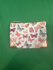 Ipsy BUTTERFLY Make Up Bag 7.5  X5.5  Unused