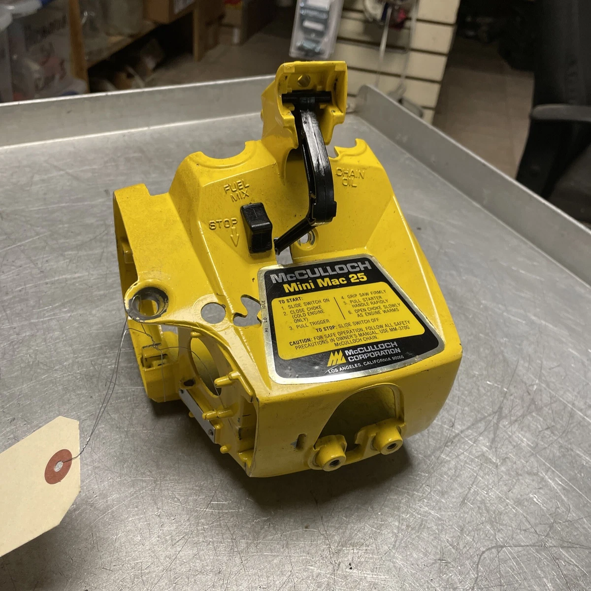 Mcculloch mini mac 25 value deals