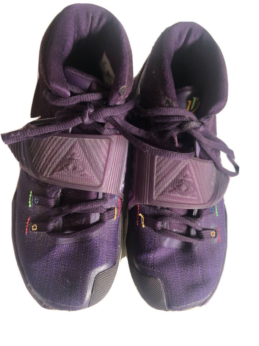 kyrie 6 black and purple