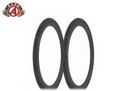2 ALTA Bicycle 20 x 1-3/8 BLACK Schwinn Style SLICK TIRES FITS S5/S6 Rims.