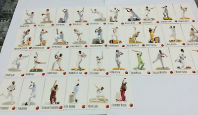 1996/97 Select Cricket Stickers Pop-Up Card Subset Full Set (36)