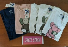 Uniqlo x Kaws Summer 2019 Companion BFF Clean Slate Men's T-Shirts New