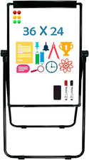 Adjustable Portable Whiteboard Easel 36x24 for Classroom  Presentations