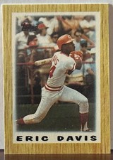 1987 Topps MINI League Leaders #4 Eric Davis    M30