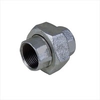 Rohr Verschraubung DN20 3/4 Zoll Ig/Ig Temperguss Gewinde Fitting Verzinkt