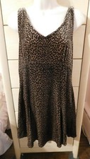 Vintage Victoria's Secret Stretch Velvet Animal Leopard Print Babydoll S