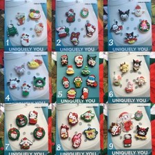 Crocs Handmade jibbitz 5pc christmas Sanrio friends Holly shoe charms set 2