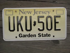 Ukulele UKU license plate New Jersey