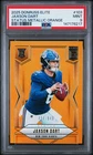 2025 Panini Donruss Elite Jaxson Dart Status Metallic Orange /849 RC #103 PSA 9