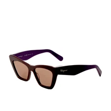 Ferragamo Women's 55 mm Dark Brown Sunglasses SF929S-209-55