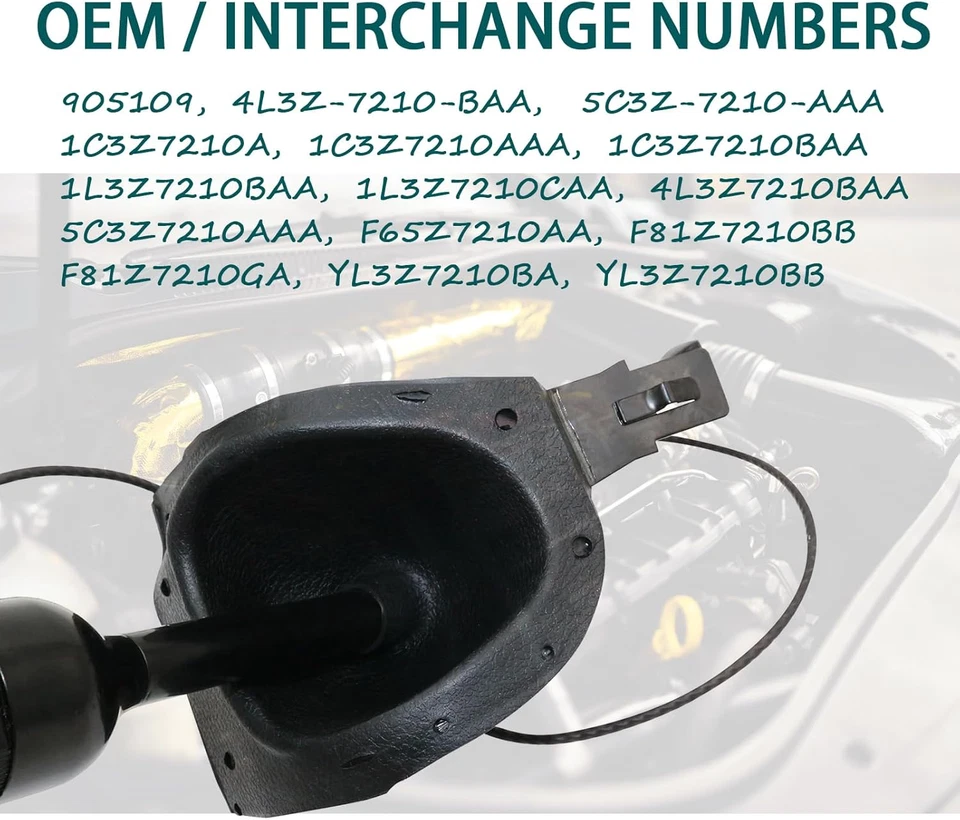 5C3Z-7210-AAA Automatic Transmission Gear Shifter Lever Handle Overdrive Switch  - Image 2 of 4