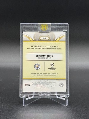 2024-25 Topps Reverence Uefa Club Competitions - Autographs Jeremy