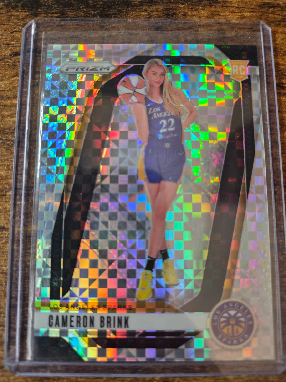 2024 Panini Prizm WNBA Cameron Brink Checkerboard Prizm Rookie RC #143 LA Sparks