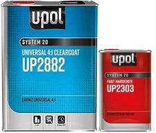 "U-POL 2882 Universal 4:1 Fast Urethane Clearcoat Kit – High Gloss Automotive Cl