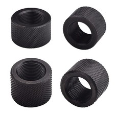 4 Pack 1/2 x 28 2PC  5/8 x 24 2PC Steel Thread Protector for .22LR .223 5.56...