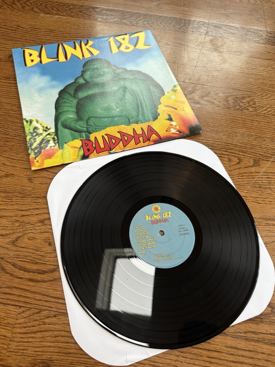BLINK 182 - BUDHA - BLACK VINYL - KUNG FU RECORDS - OPENED MINT