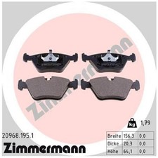 Zimmermann Bremsbelagsatz Bremsklötze vorne 34111160459 34111162535 | 21179735