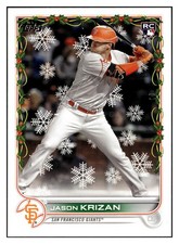 Jason Krizan 2022 Topps Holiday Rookie RC #HW29 San Francisco Giants *338