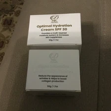 D24K Optimal Hydration Cream And Night Intense Restorative Cream Both 50g New