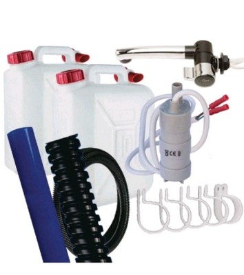 Wasserhahn Set Wohnmobil - Kaltwasser 12V