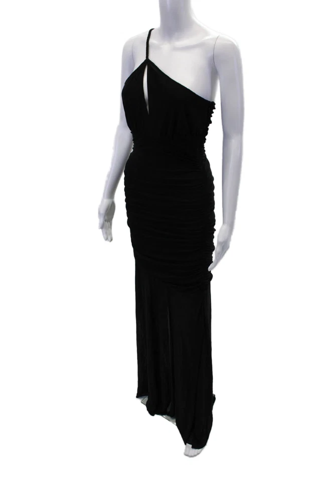 ROCOCO SAND женщин Адель черный питания сетки длинное платье - черный размер M - Изображение 2 из 4