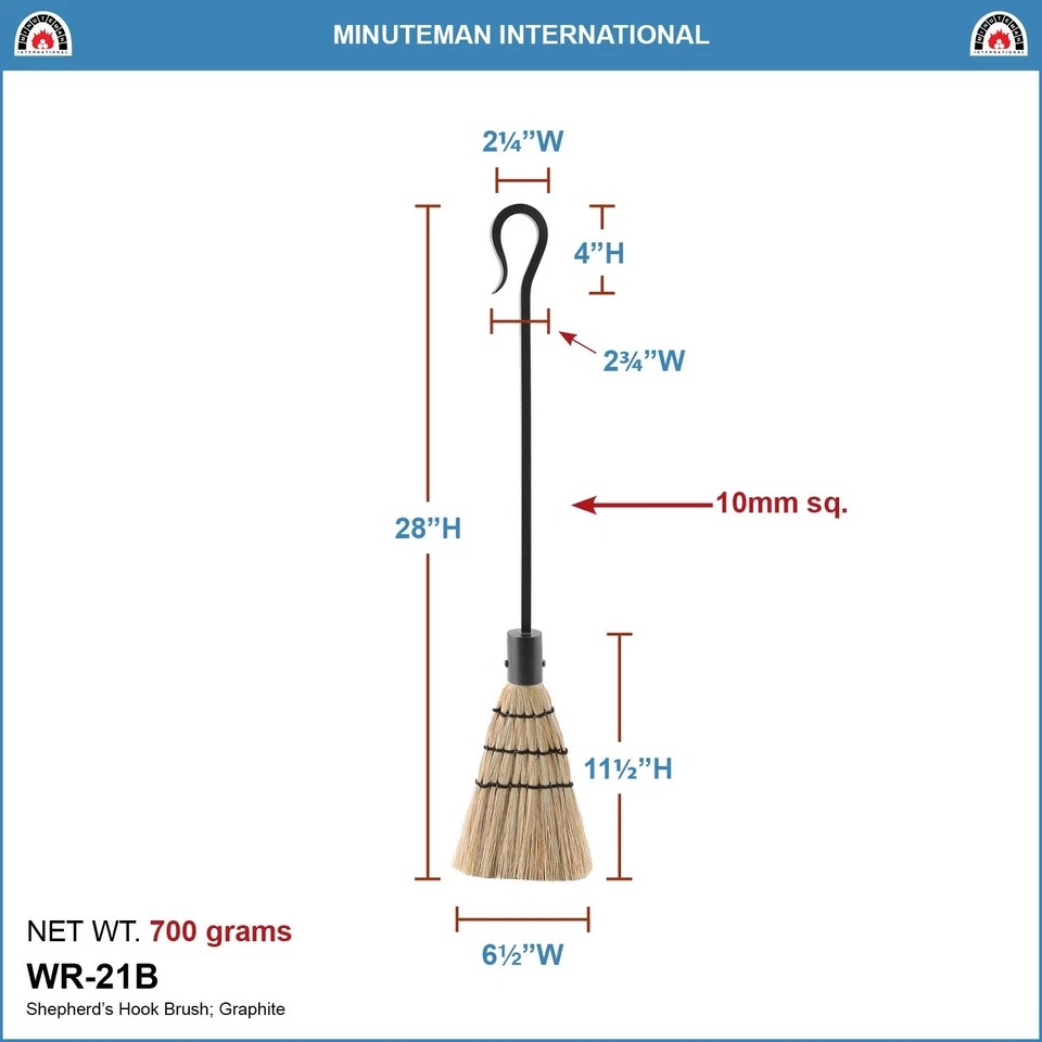 Minuteman International Single Fireplace Tool, Graphite - Image 2 of 2