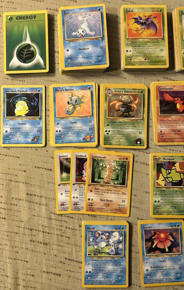 Vintage Pokemon Card Lot Multiple Sets 200+ Base Set Unlimited; Jungle; Fossil - Image 4 of 4