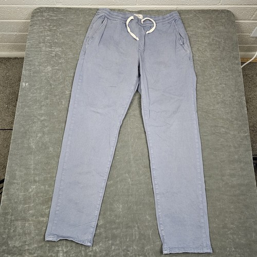 Marine Lagenlook Hose Herren Large grau sportliche Passform Kordelzug Samstag