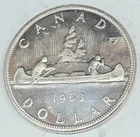 # C8745   CANADA  COIN,   ONE DOLLAR    1963  UNC.