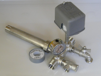 #ad #ad Stainless Steel 1x11 Tank Tee Kit amp; Union with Square D 40 60 Pressure Switch $180.42