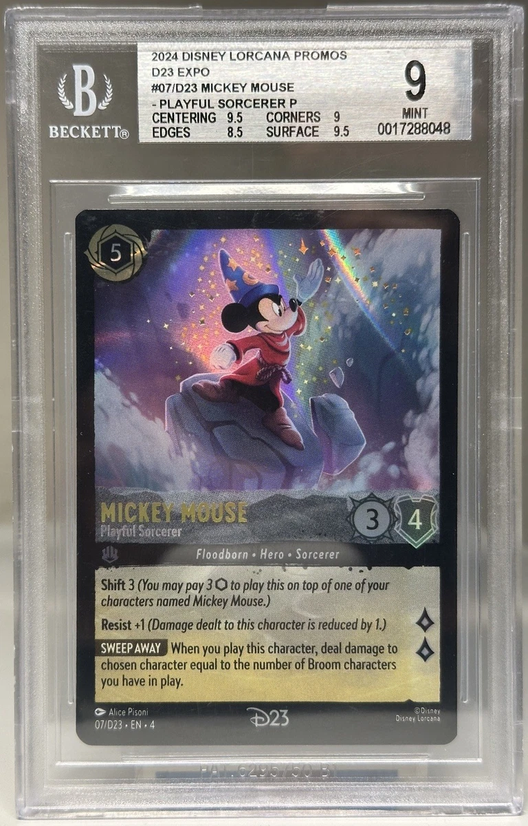 Mickey Mouse - Playful Sorcerer 7 D23 Promos for sale | eBay