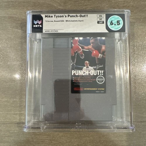 Mike Tyson's Punch-Out! Nintendo NES 1987 WATA 6.5 Cart