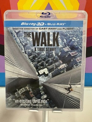 The Walk 3D Blu-ray Joseph Gordon-Levitt True Story Twin Towers Movie OOP