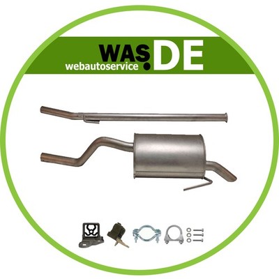 Auspuffanlage Renault Clio II 1.2, 1.2 16V, auch Campus Auspuff Komplett