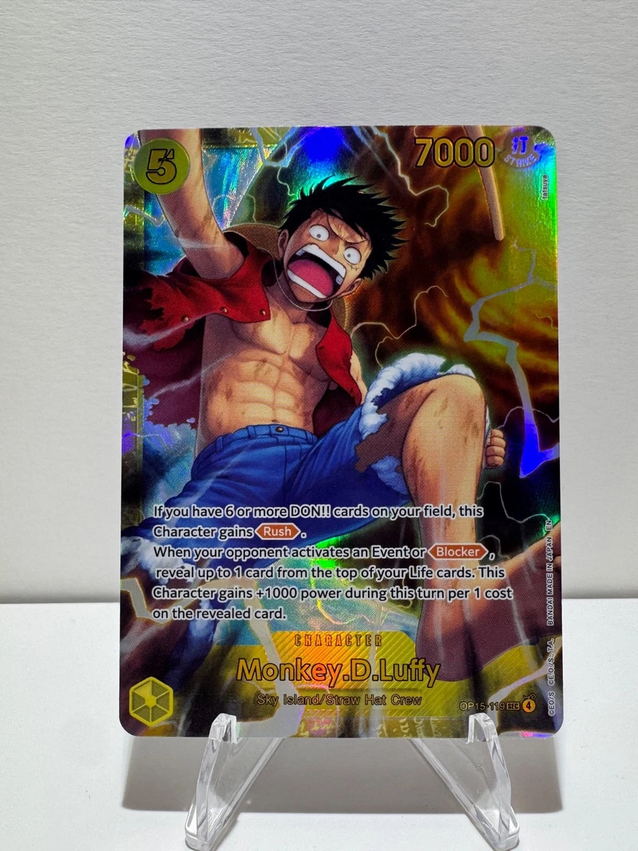 Monkey.D.Luffy OP15-119 Adventure on Kami's Island for sale | eBay