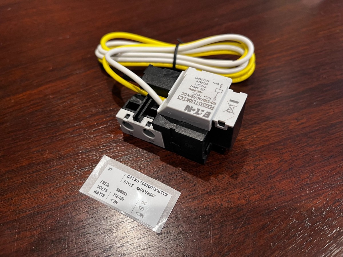 PDG3XST130ACDCS - NEW EATON Power Defense Shunt Trip, 110-130VAC