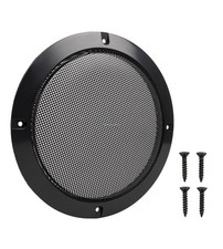 6.5" Black Car Speaker Audio Grill Cover Steel Mesh Subwoofer Protector Guard