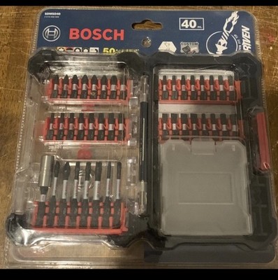 Bosch SDMSD40 40 Piece Screwdriver Bit & Nutsetter Set with Case